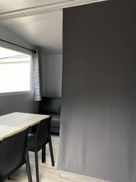 Salon modulable du mobil home neuf Louisiane SAMOA 2019