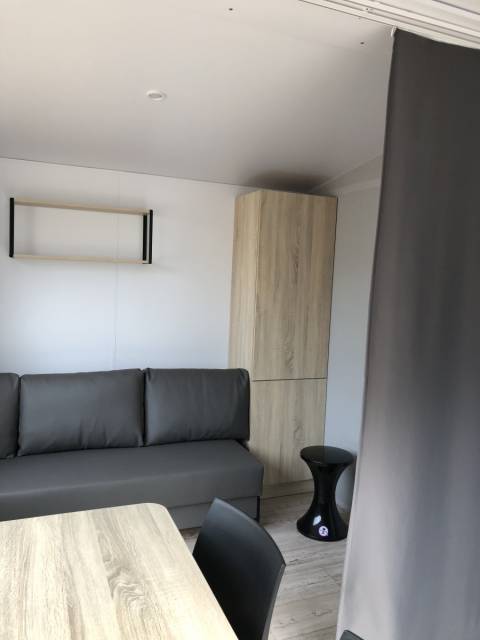 Salon modulable du mobil home neuf Louisiane SAMOA 2019