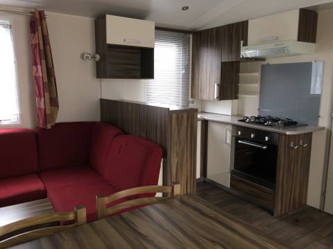 Int&eacute;rieur du mobil home d'occasion 3 chambres IRM MARINA 2012