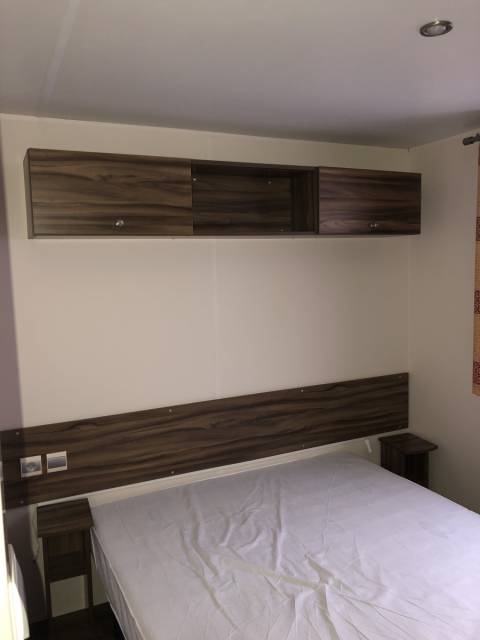 Chambre parentale du mobil home d'occasion 3 chambres IRM MARINA 2012