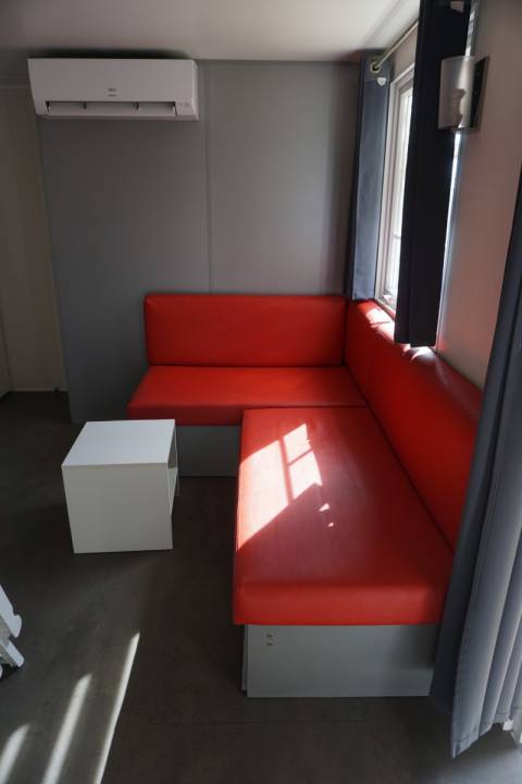 salon du mobil home d&rsquo;occasion 3 chambres O&rsquo;HARA 884