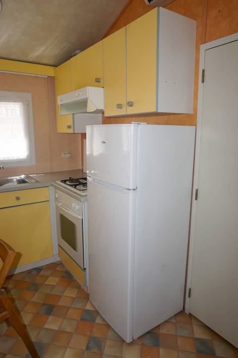 Cuisine du mobil home occasion 2 chambres Moreva mcl 2002