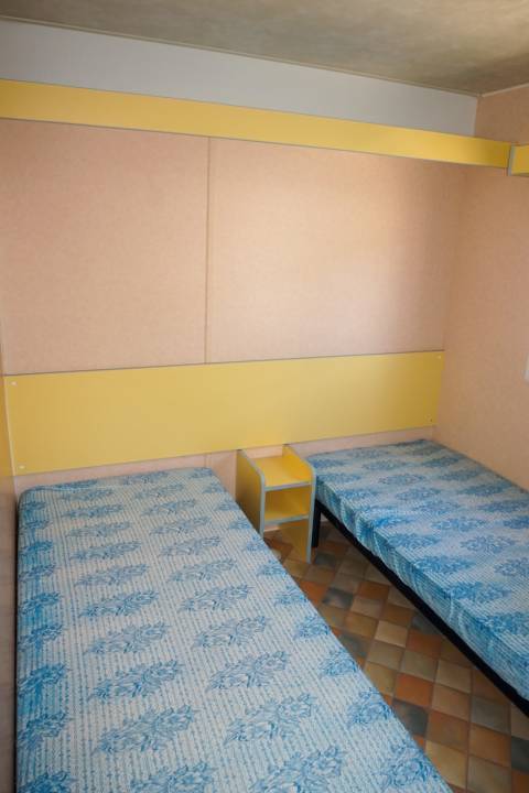 Chambre du mobil home occasion 2 chambres Moreva mcl 2002
